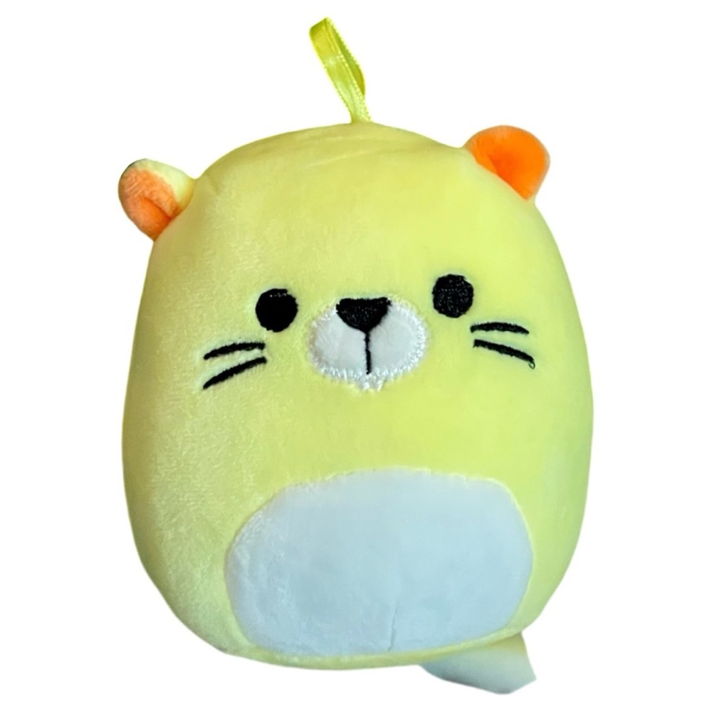 Chip the Beaver Yellow Ornament (From Box Set) Squishmallows 4" NEW